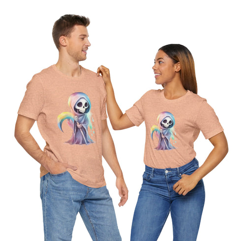 Cute Colorful Reaper - Short Sleeve Tee
